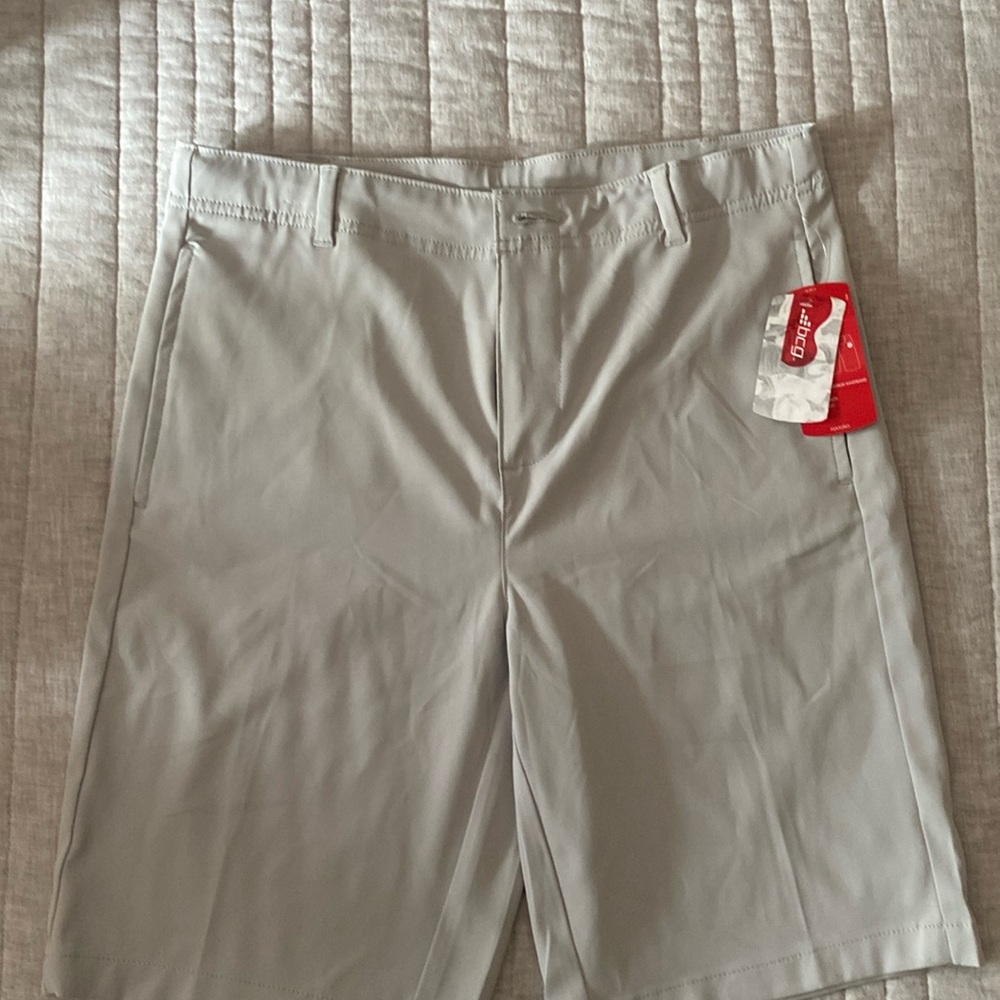 Boys light gray golf/dress shorts
